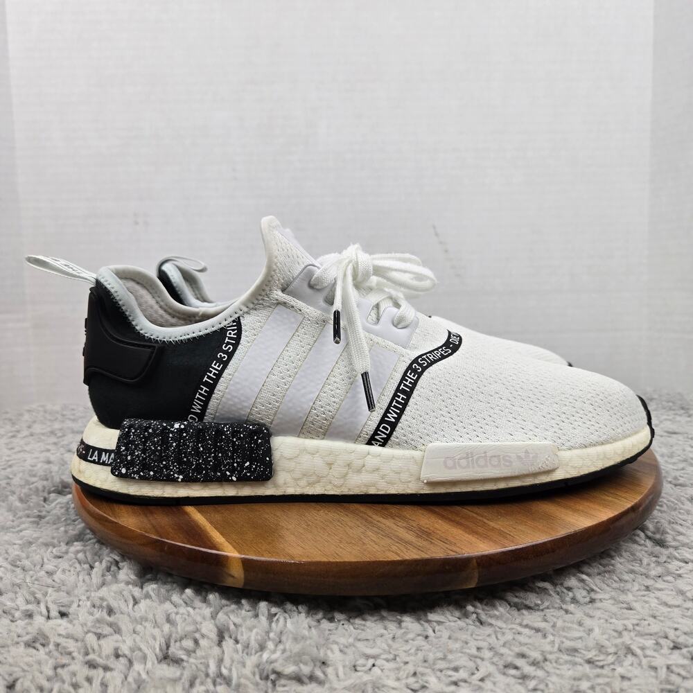 Adidas Mens 11 NMD R1 Speckle Pack White Lifestyle Daily Casual Sneaker EF3326 - Picture 3 of 13